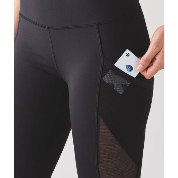 LULULEMON ATHLETICA Fast As Light Crop 'Black' Size 6 - Picture 5 of 10